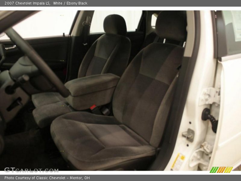 White / Ebony Black 2007 Chevrolet Impala LS