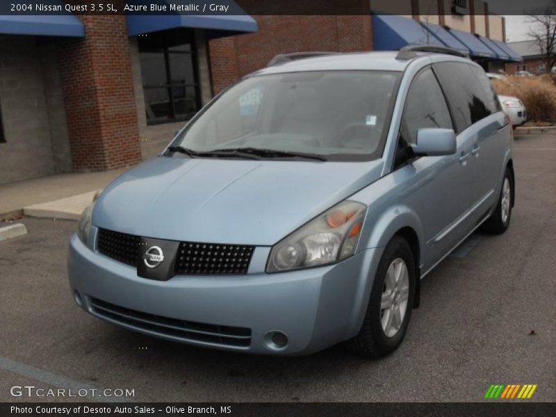 Azure Blue Metallic / Gray 2004 Nissan Quest 3.5 SL