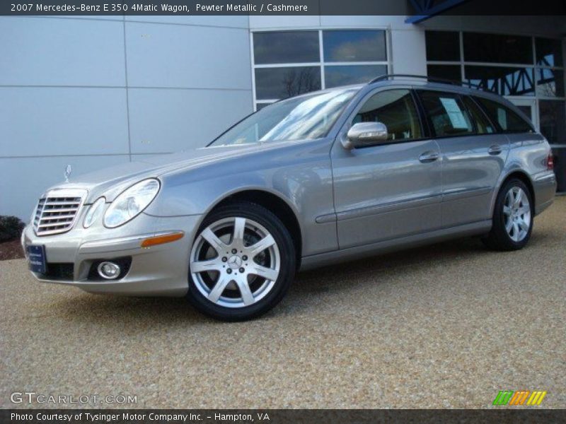 Pewter Metallic / Cashmere 2007 Mercedes-Benz E 350 4Matic Wagon