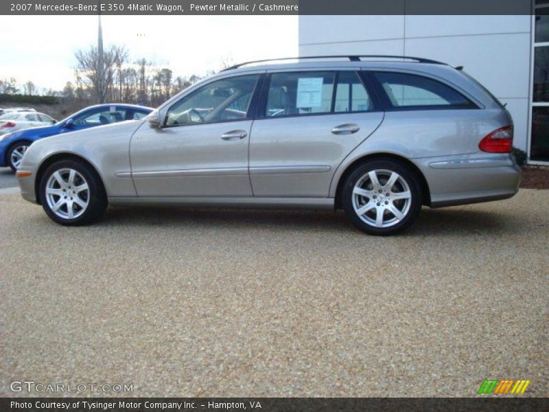 Pewter Metallic / Cashmere 2007 Mercedes-Benz E 350 4Matic Wagon