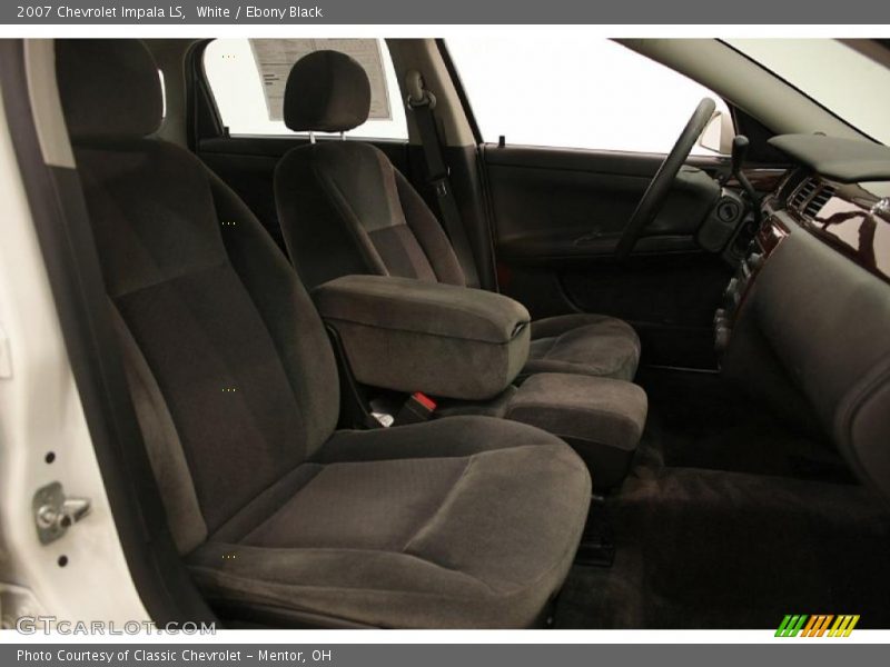 White / Ebony Black 2007 Chevrolet Impala LS