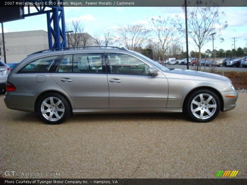 Pewter Metallic / Cashmere 2007 Mercedes-Benz E 350 4Matic Wagon