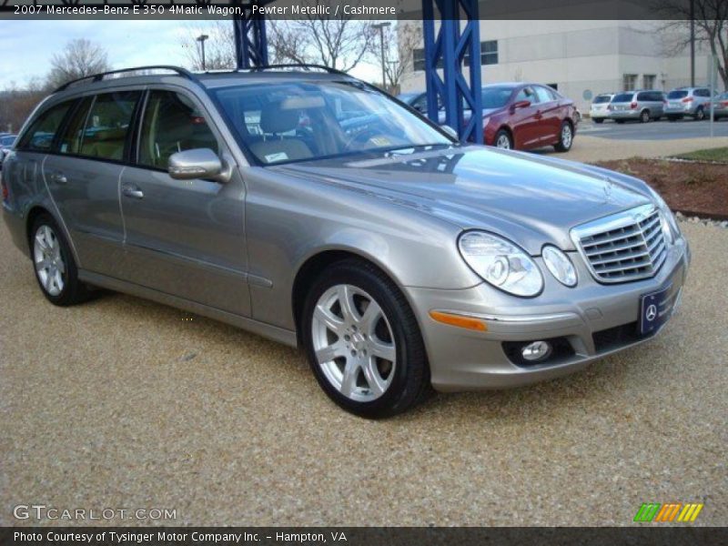 Pewter Metallic / Cashmere 2007 Mercedes-Benz E 350 4Matic Wagon