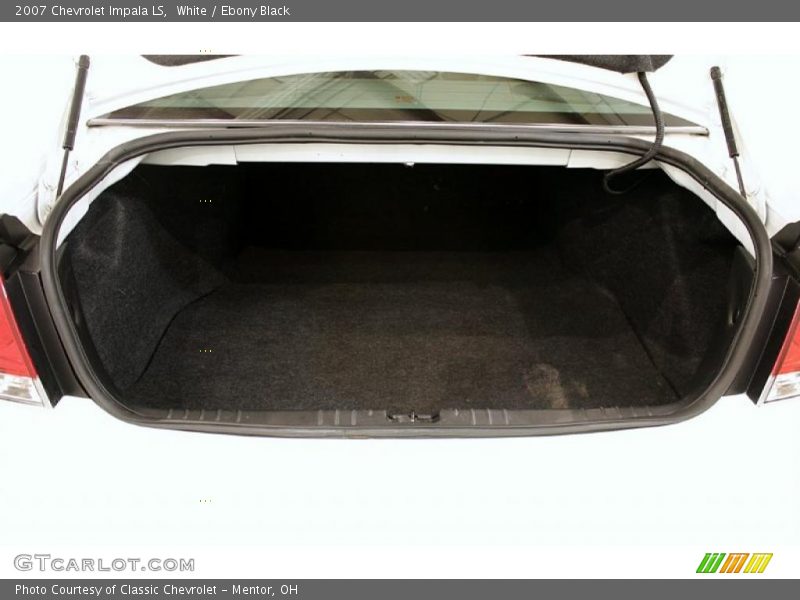 White / Ebony Black 2007 Chevrolet Impala LS