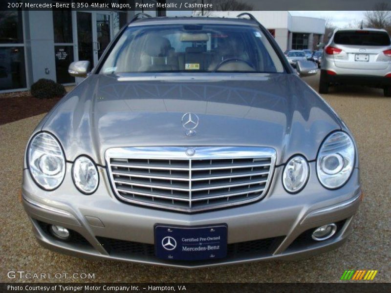 Pewter Metallic / Cashmere 2007 Mercedes-Benz E 350 4Matic Wagon