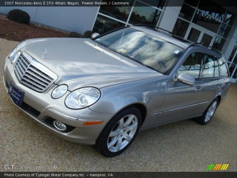 Pewter Metallic / Cashmere 2007 Mercedes-Benz E 350 4Matic Wagon