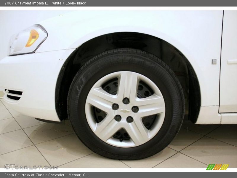 White / Ebony Black 2007 Chevrolet Impala LS