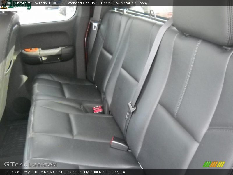Deep Ruby Metallic / Ebony 2008 Chevrolet Silverado 1500 LTZ Extended Cab 4x4