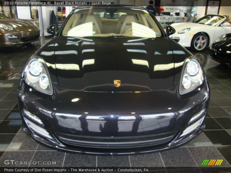 Basalt Black Metallic / Luxor Beige 2010 Porsche Panamera 4S