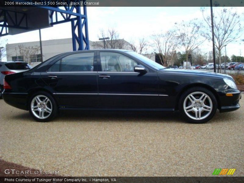 Black / Charcoal 2006 Mercedes-Benz S 500 Sedan