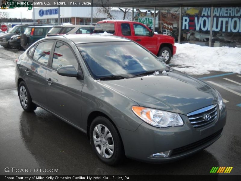 Natural Khaki / Beige 2010 Hyundai Elantra GLS