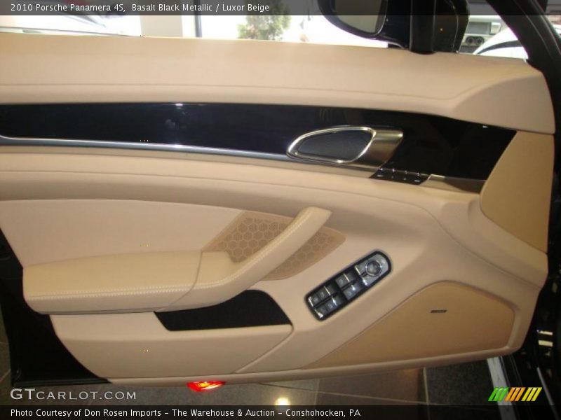 Basalt Black Metallic / Luxor Beige 2010 Porsche Panamera 4S