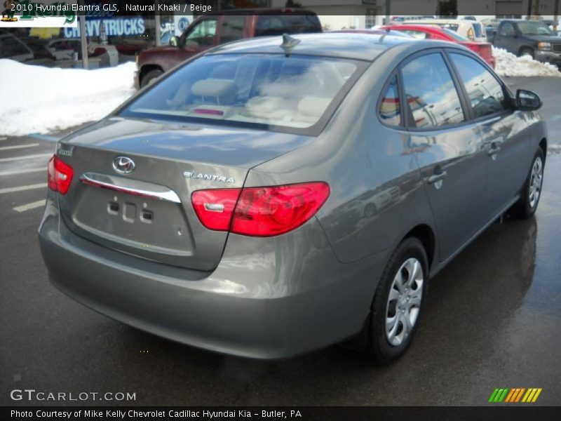 Natural Khaki / Beige 2010 Hyundai Elantra GLS