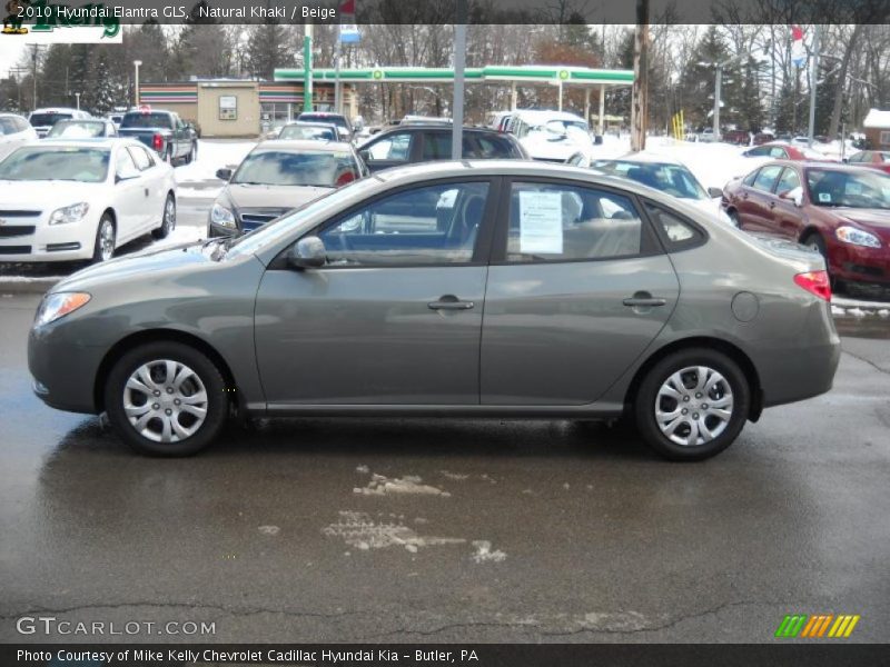 Natural Khaki / Beige 2010 Hyundai Elantra GLS