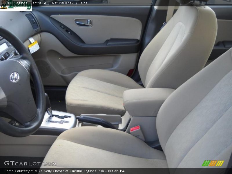Natural Khaki / Beige 2010 Hyundai Elantra GLS