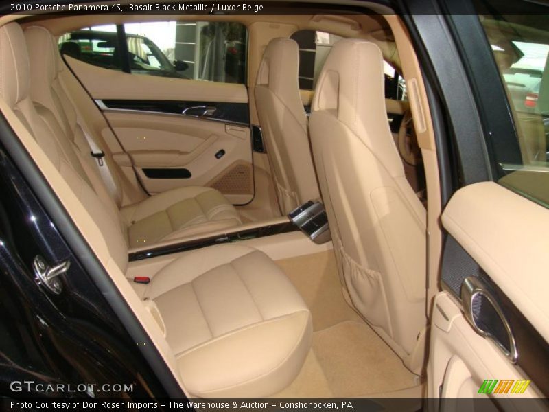 Basalt Black Metallic / Luxor Beige 2010 Porsche Panamera 4S
