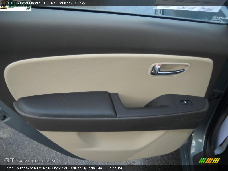 Natural Khaki / Beige 2010 Hyundai Elantra GLS