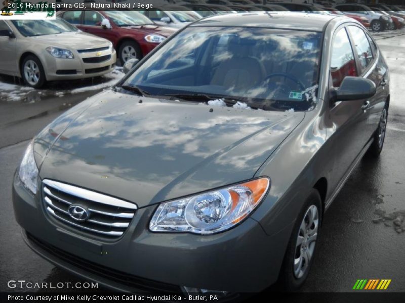 Natural Khaki / Beige 2010 Hyundai Elantra GLS