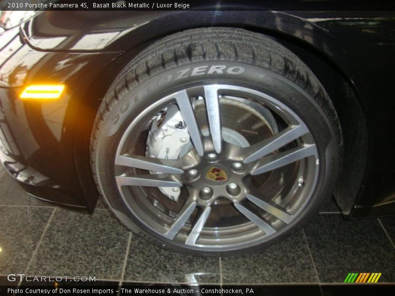 Basalt Black Metallic / Luxor Beige 2010 Porsche Panamera 4S
