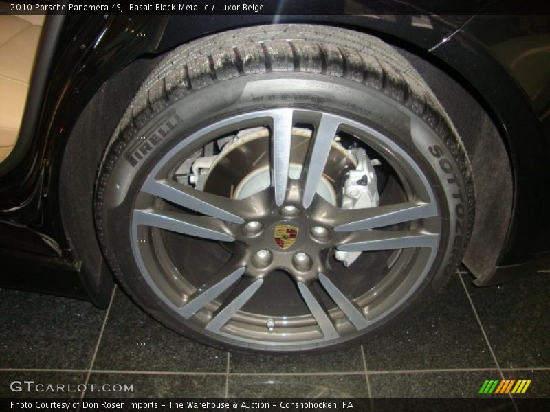 Basalt Black Metallic / Luxor Beige 2010 Porsche Panamera 4S