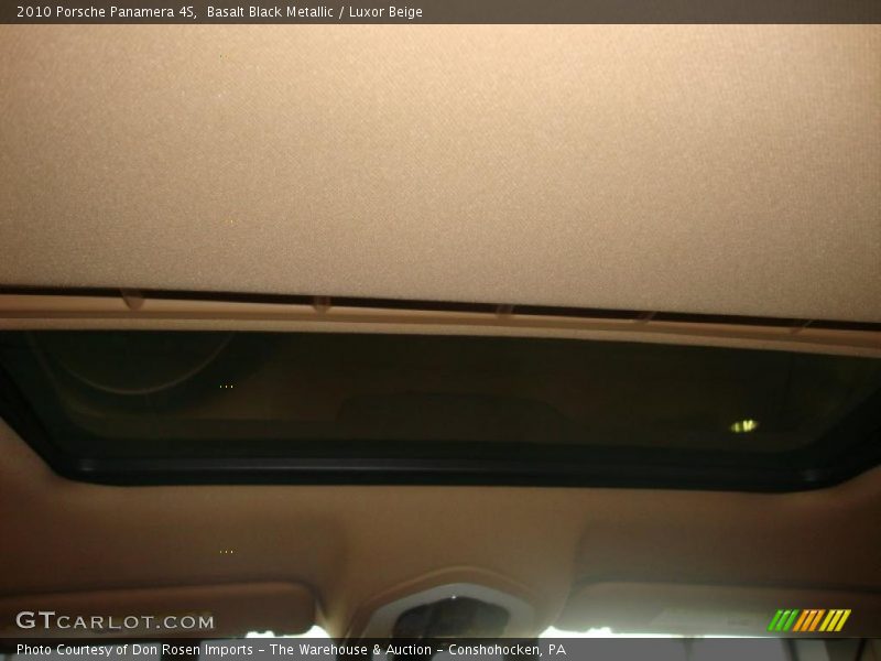 Basalt Black Metallic / Luxor Beige 2010 Porsche Panamera 4S
