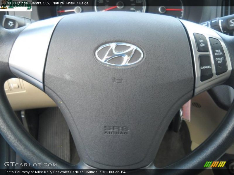 Natural Khaki / Beige 2010 Hyundai Elantra GLS