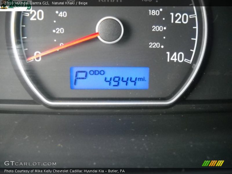 Natural Khaki / Beige 2010 Hyundai Elantra GLS