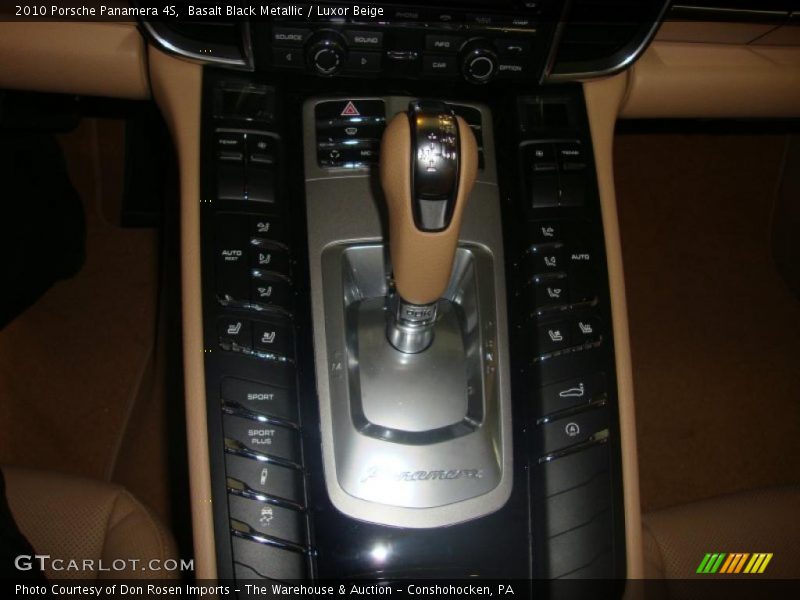 Basalt Black Metallic / Luxor Beige 2010 Porsche Panamera 4S