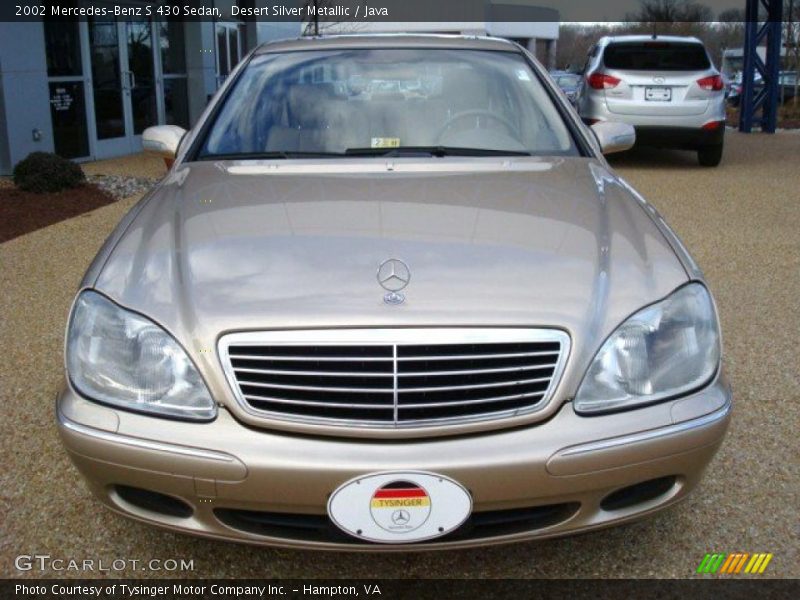Desert Silver Metallic / Java 2002 Mercedes-Benz S 430 Sedan