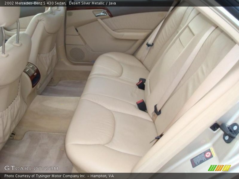 Desert Silver Metallic / Java 2002 Mercedes-Benz S 430 Sedan