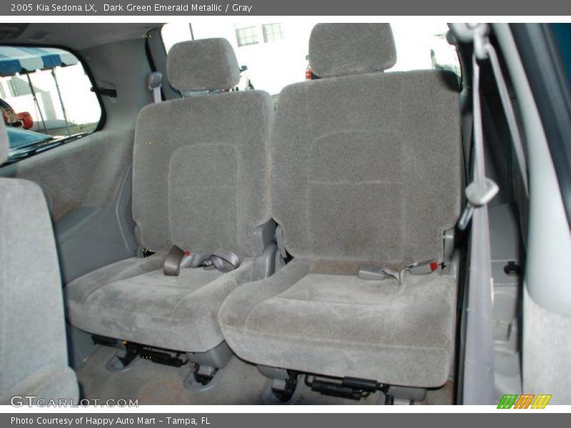 Dark Green Emerald Metallic / Gray 2005 Kia Sedona LX