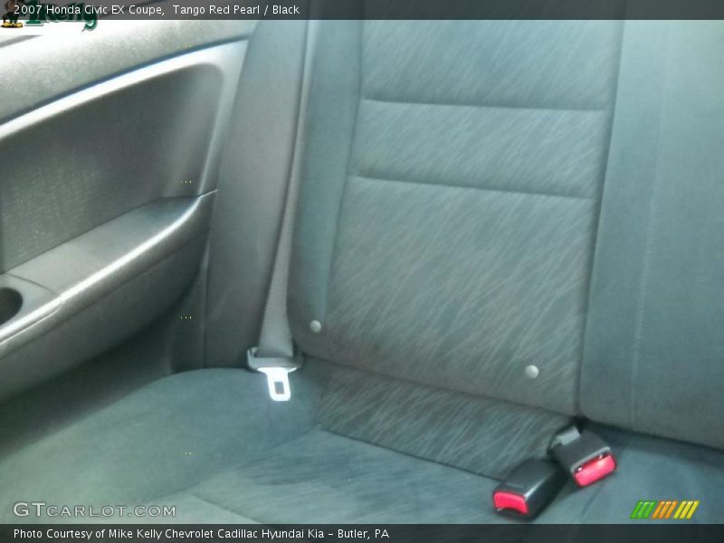 Tango Red Pearl / Black 2007 Honda Civic EX Coupe