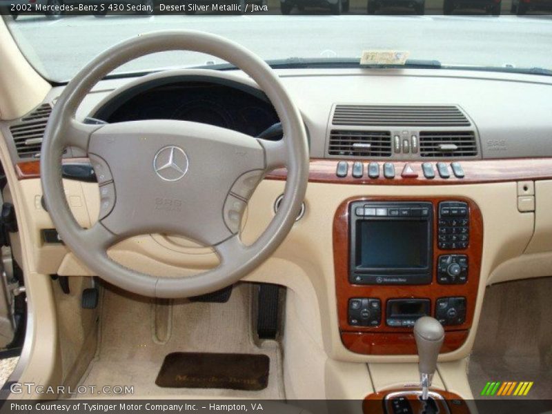 Desert Silver Metallic / Java 2002 Mercedes-Benz S 430 Sedan