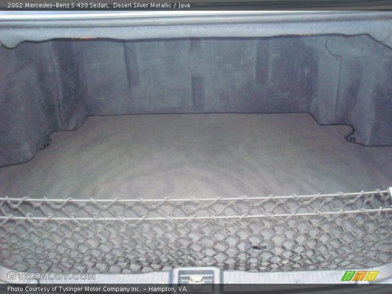 Desert Silver Metallic / Java 2002 Mercedes-Benz S 430 Sedan