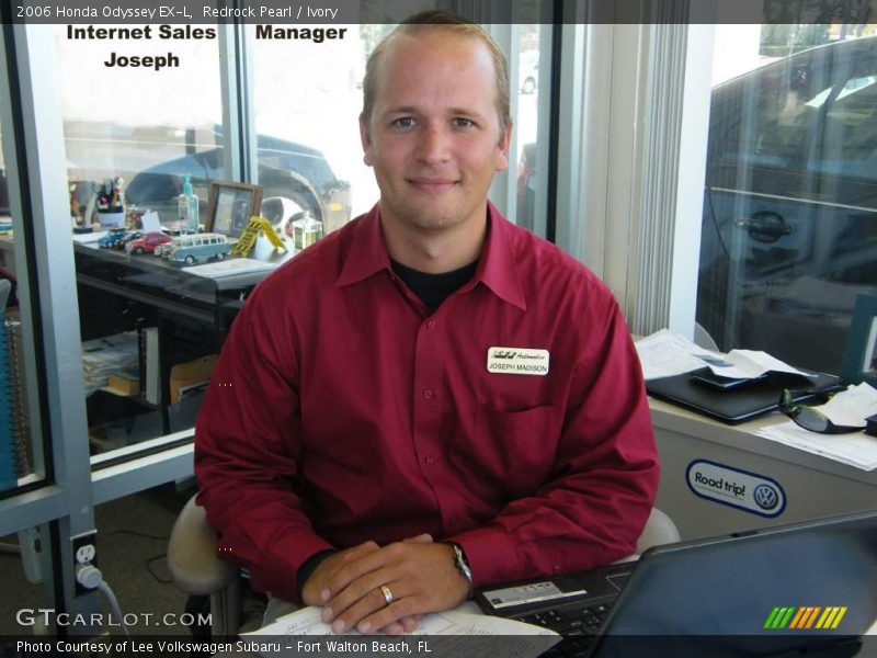 Redrock Pearl / Ivory 2006 Honda Odyssey EX-L