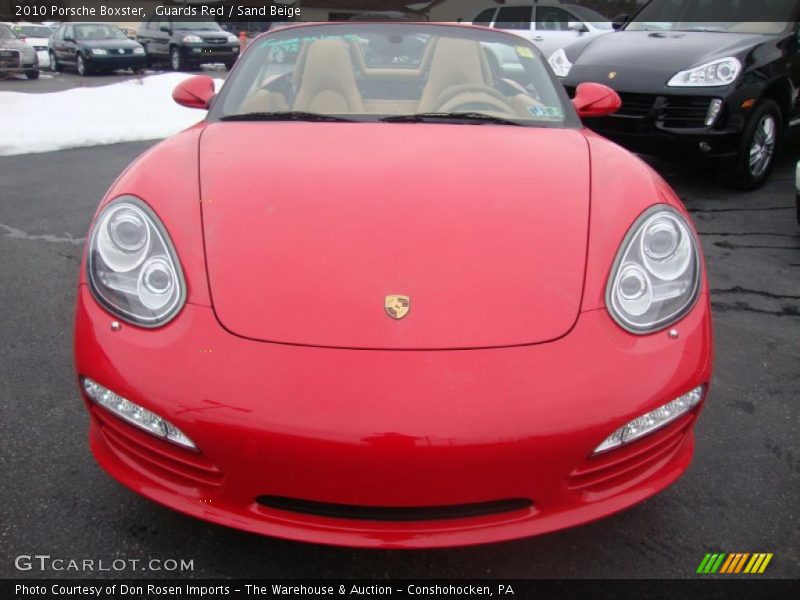 Guards Red / Sand Beige 2010 Porsche Boxster