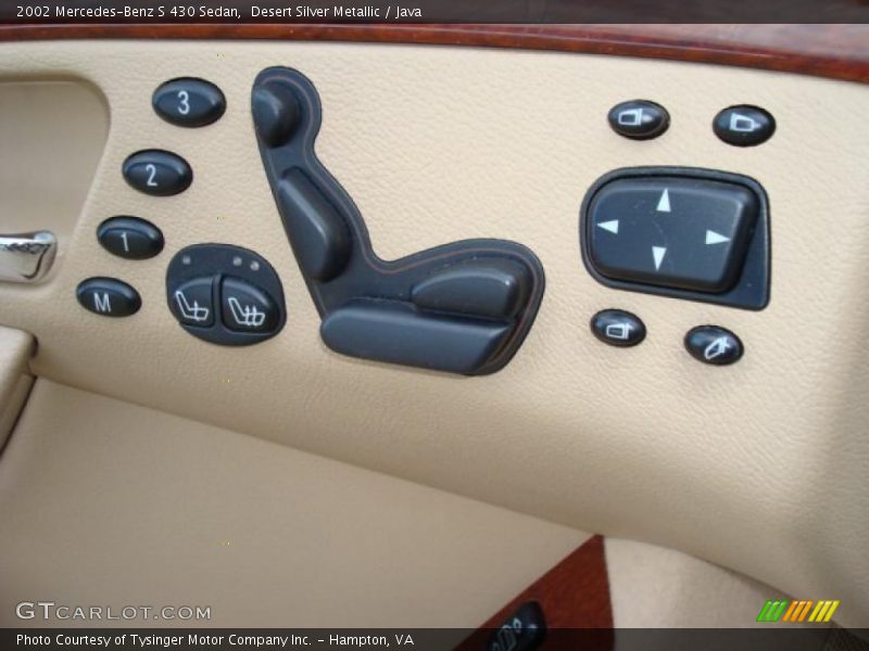 Desert Silver Metallic / Java 2002 Mercedes-Benz S 430 Sedan