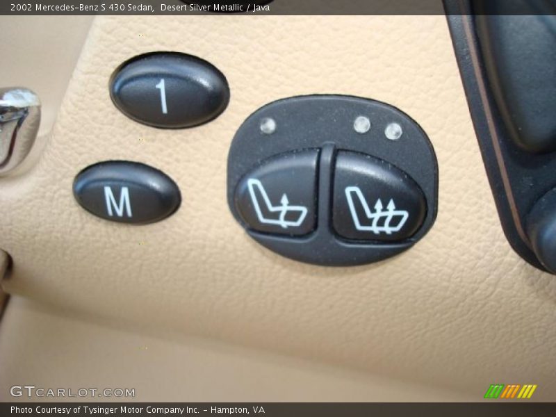 Desert Silver Metallic / Java 2002 Mercedes-Benz S 430 Sedan
