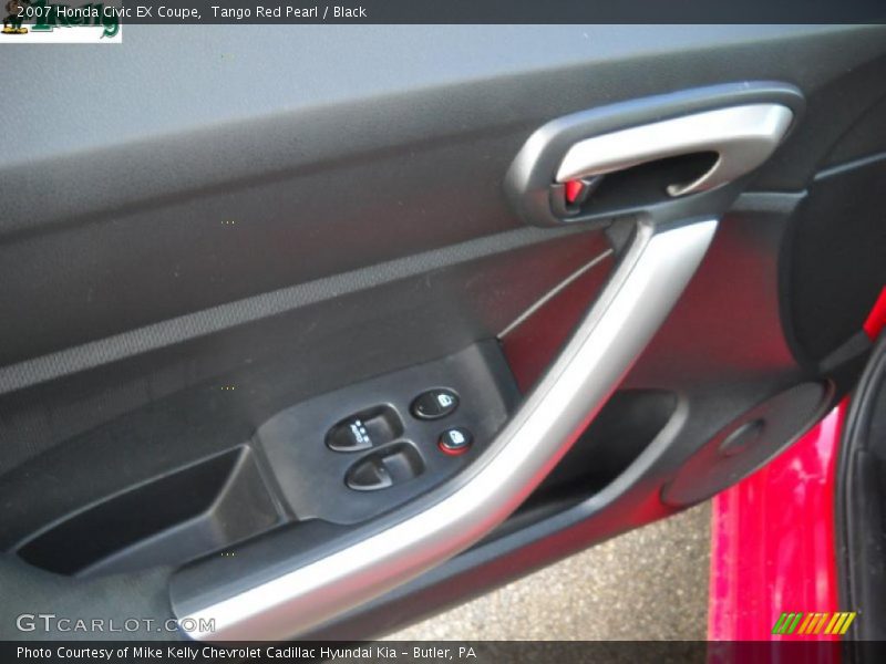 Tango Red Pearl / Black 2007 Honda Civic EX Coupe