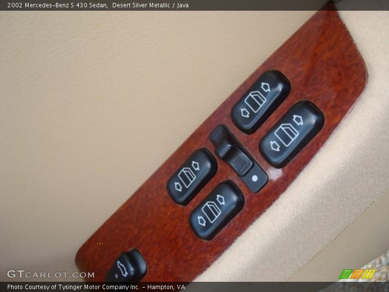 Desert Silver Metallic / Java 2002 Mercedes-Benz S 430 Sedan