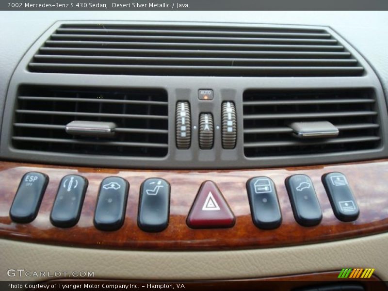 Desert Silver Metallic / Java 2002 Mercedes-Benz S 430 Sedan