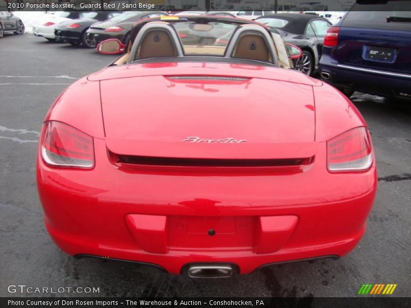 Guards Red / Sand Beige 2010 Porsche Boxster