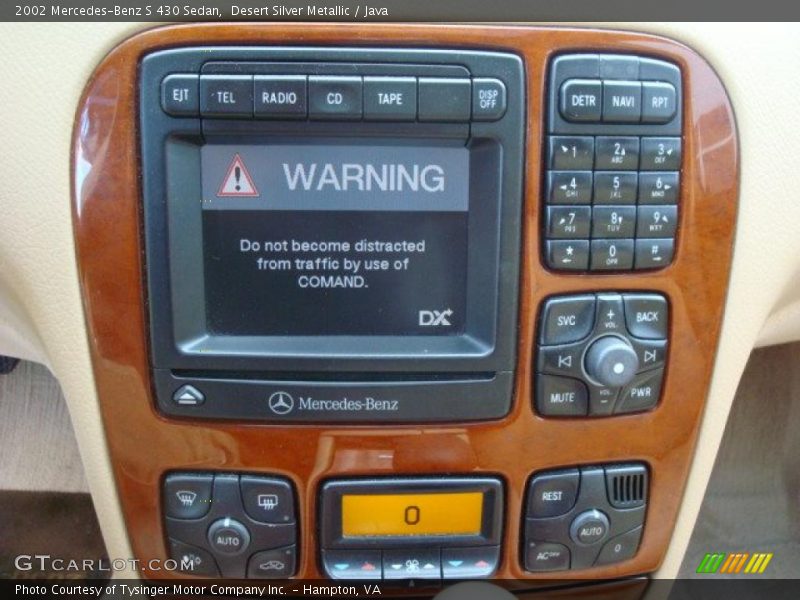 Desert Silver Metallic / Java 2002 Mercedes-Benz S 430 Sedan