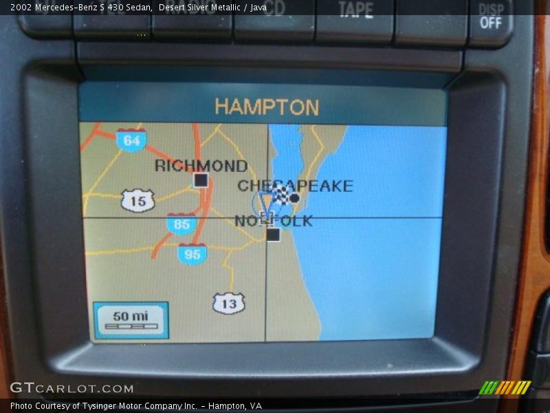 Desert Silver Metallic / Java 2002 Mercedes-Benz S 430 Sedan