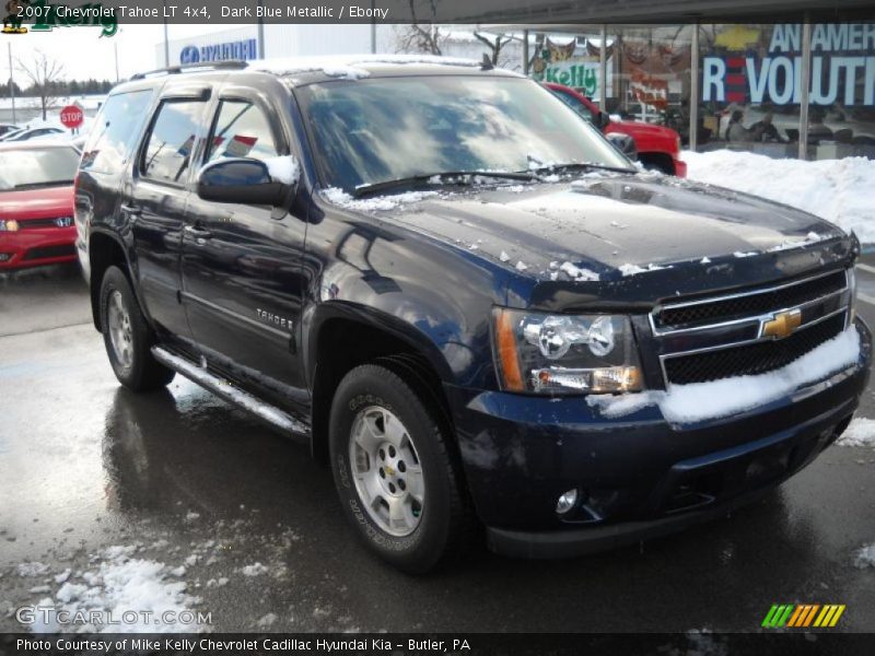 Dark Blue Metallic / Ebony 2007 Chevrolet Tahoe LT 4x4