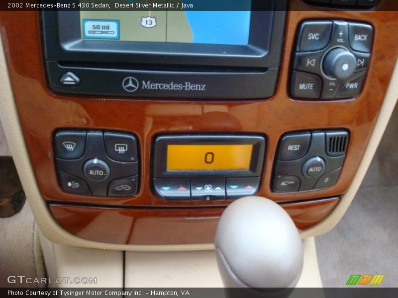 Desert Silver Metallic / Java 2002 Mercedes-Benz S 430 Sedan