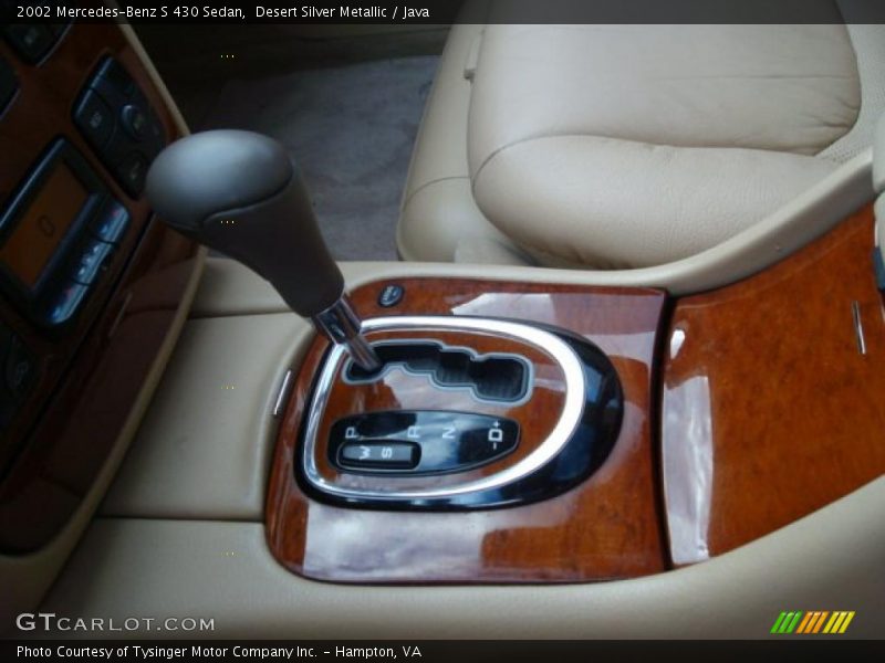 Desert Silver Metallic / Java 2002 Mercedes-Benz S 430 Sedan