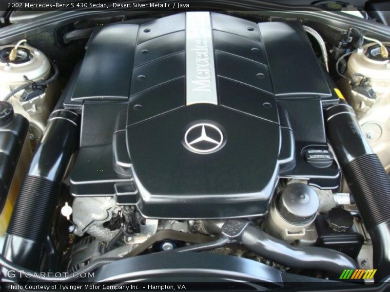 Desert Silver Metallic / Java 2002 Mercedes-Benz S 430 Sedan