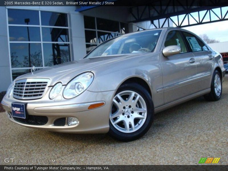 Brilliant Silver Metallic / Stone 2005 Mercedes-Benz E 320 Sedan