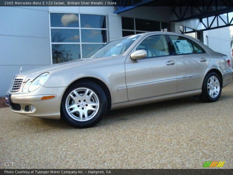 Brilliant Silver Metallic / Stone 2005 Mercedes-Benz E 320 Sedan